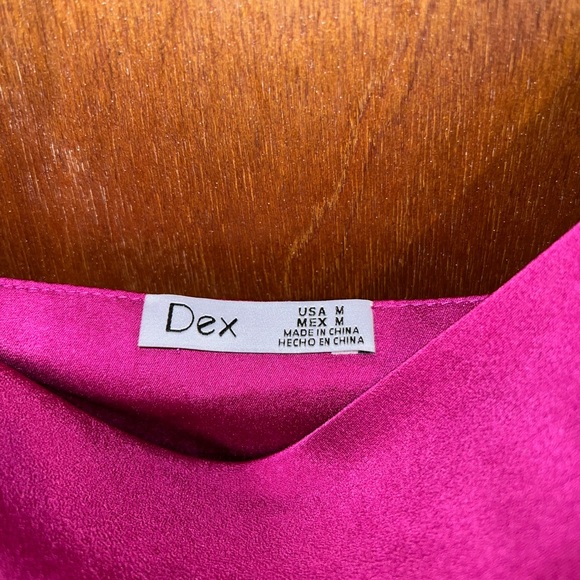 Satin silk midi dress size medium- NEVER WORN!! without tags (thinking I would) - Picture 2 of 3